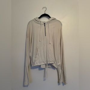 J. Crew Cream Hoodie, Size Small
